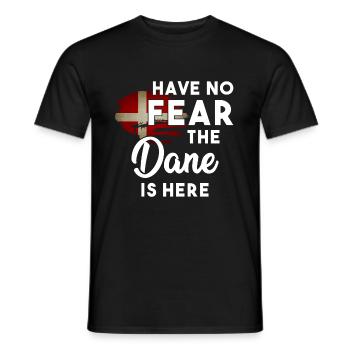 Denmark - Men's T-Shirt - black - Front - AI Model Male 178 light (178cm)