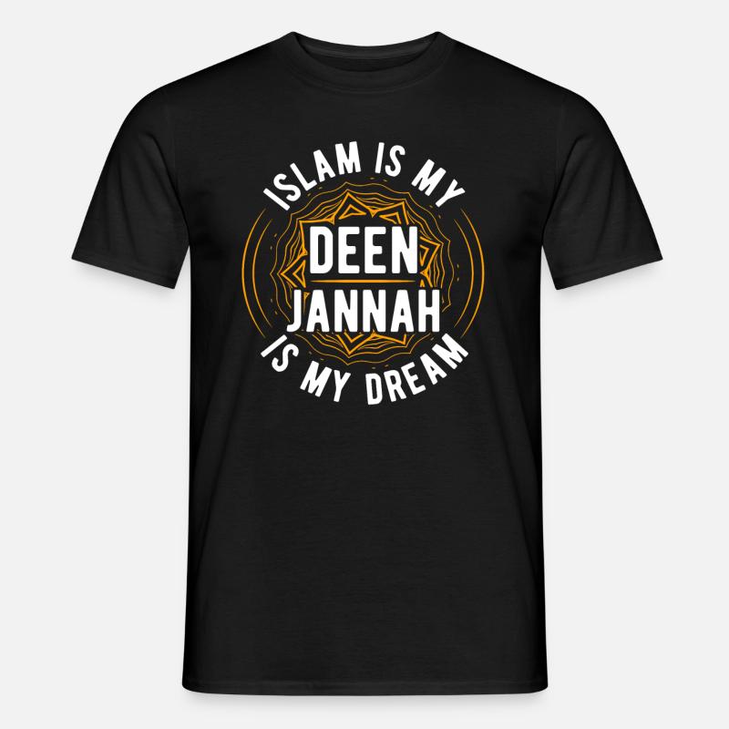 Islam Religion Allah Ramadan Geschenkidee - Männer T-Shirt - Schwarz