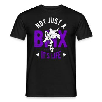 BMX - Men's T-Shirt - black - Front - AI Model Male 178 light (178cm)