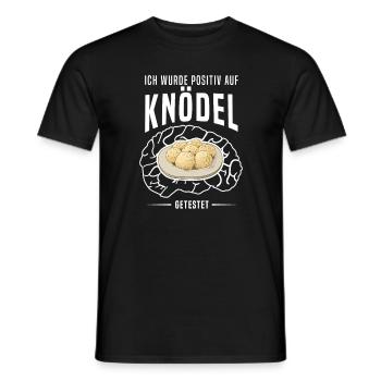Knödel Klöße Semmelknödel Deutschland - Positiv - Männer T-Shirt - Schwarz - Vorne - AI Model Male 178 light (178cm)