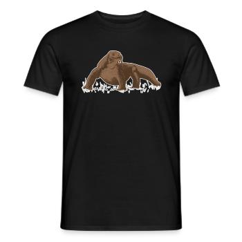 Komodo dragon Komodo dragon, banded monitor monitor - Men's T-Shirt - black - Front - AI Model Male 178 light (178cm)