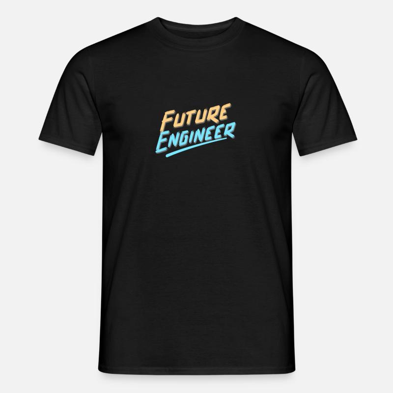 Future Engineer Engineer Baby Child Gift - Men’s T-shirt - black