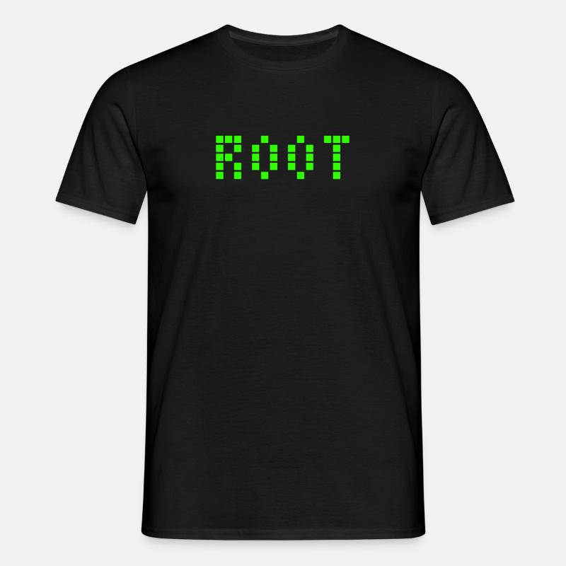 Root - Linux Design - Administrateur - T-shirt Homme - noir