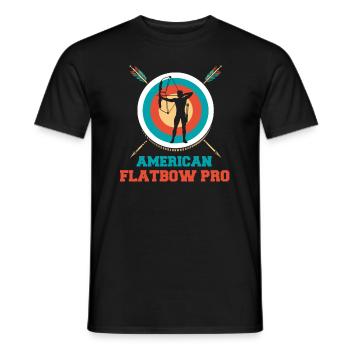 Archer Archery Arrow Archery Archery - Men's T-Shirt - black - Front - AI Model Male 178 light (178cm)