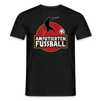 Amputierten Fussball Verein Sport - Männer T-Shirt - Schwarz - Vorne - AI Model Male 178 light (178cm)