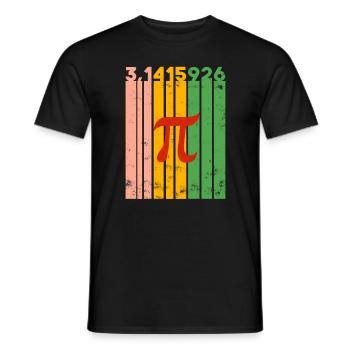 Math Gift Nerd Teacher Math Teacher Math - T-shirt homme - noir - Devant - AI Model Male 178 light (178cm)