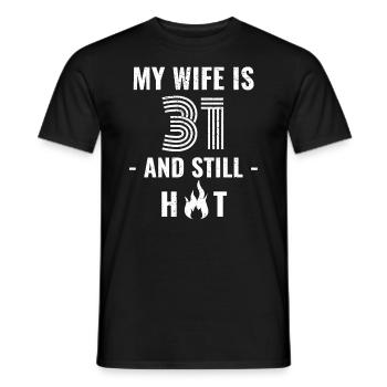 31 Jahre Geburtstag Ehefrau Geschenk - Männer T-Shirt - Schwarz - Vorne - AI Model Male 178 light (178cm)