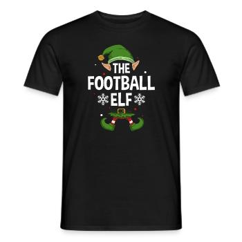 Elfe de cadeau de Noël de famille assorti de groupe - T-shirt homme - noir - Devant - AI Model Male 178 light (178cm)