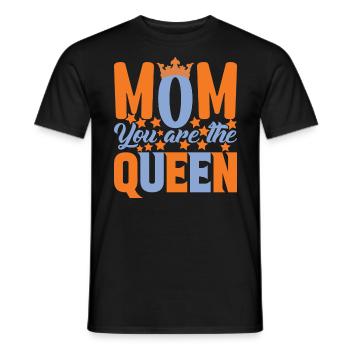 Mom Mother's Day Gift Idea Pregnant - Men's T-Shirt - black - Front - AI Model Male 178 light (178cm)