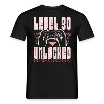Vintage Video Games 1994 30 Years Anniversary Gamer - Men's T-Shirt - black - Front - AI Model Male 178 light (178cm)