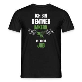 Imker Rentner Ruhestand - Männer T-Shirt - Schwarz - Vorne - AI Model Male 178 light (178cm)