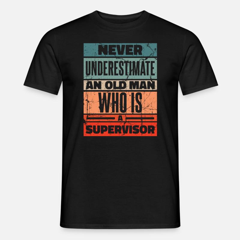 Supervisor Beruf - Männer T-Shirt - Schwarz