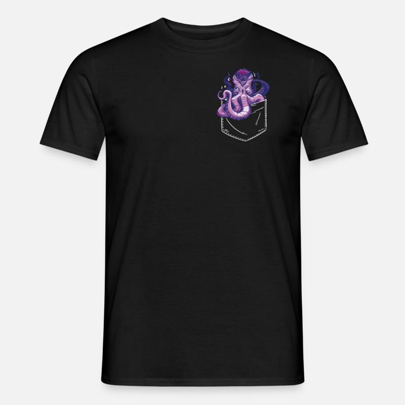 Octopus Kraken Cuttlefish Tier - Männer T-Shirt - Schwarz