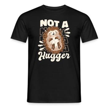 Hérisson Animal épineux Hérisson - T-shirt homme - noir - Devant - AI Model Male 178 light (178cm)