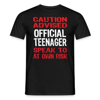 13 Jahre alt Geburtstag Teenie Teenager Geschenk - Männer T-Shirt - Schwarz - Vorne - AI Model Male 178 light (178cm)
