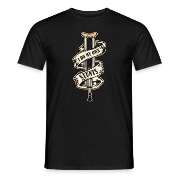 Rétablissez-vous Pied cassé Os cassé - T-shirt homme - noir - Devant - AI Model Male 178 light (178cm)