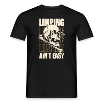 Rétablissez-vous Pied cassé Os cassé - T-shirt homme - noir - Devant - AI Model Male 178 light (178cm)