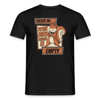 Squirrel Animal - Men's T-Shirt - black - Front - AI Model Male 178 light (178cm)