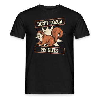 Squirrel Animal - Men's T-Shirt - black - Front - AI Model Male 178 light (178cm)