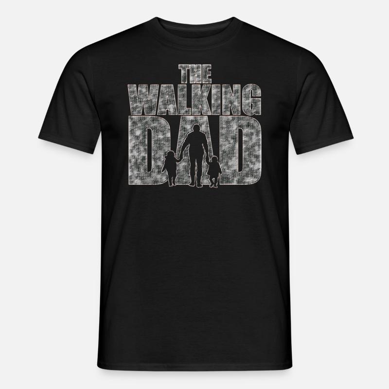 The walking Dad Vater Vatertag Geschenk - Männer T-Shirt - Schwarz