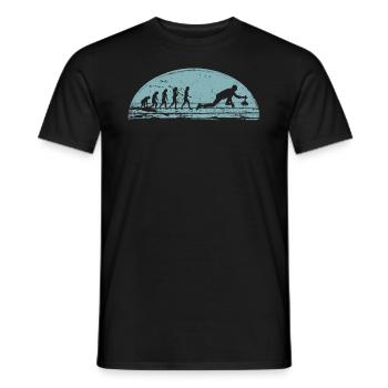 Curling Curling - T-shirt homme - noir - Devant - AI Model Male 178 light (178cm)