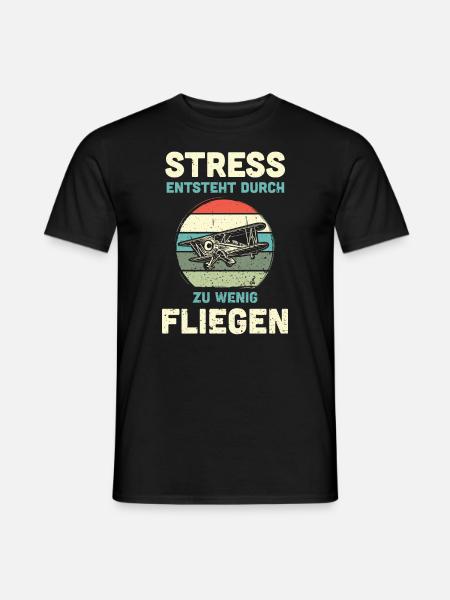 Modellflugzeug Modellflieger Modellbau Flugzeug - Männer T-Shirt - Schwarz