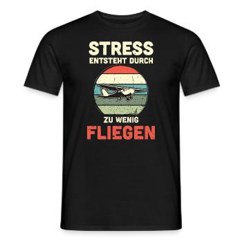 Modellflugzeug Modellflieger Modellbau Flugzeug - Männer T-Shirt - Schwarz - Vorne - AI Model Male 178 light (178cm)