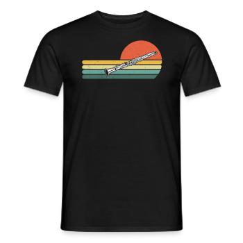 Clarinette Clarinettiste Clarinettiste - T-shirt homme - noir - Devant - AI Model Male 178 light (178cm)