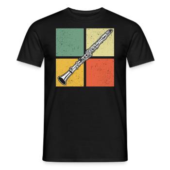 Clarinette Clarinettiste Clarinettiste - T-shirt homme - noir - Devant - AI Model Male 178 light (178cm)