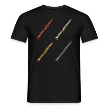 Clarinette Clarinettiste Clarinettiste - T-shirt homme - noir - Devant - AI Model Male 178 light (178cm)