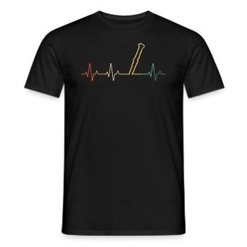 Clarinette Clarinettiste Clarinettiste - T-shirt homme - noir - Devant - AI Model Male 178 light (178cm)