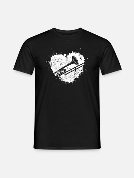 Trombone Trombone player Trombonist - Men's T-Shirt - black