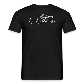 Trombone Joueur de trombone Tromboniste - T-shirt homme - noir - Devant - AI Model Male 178 light (178cm)