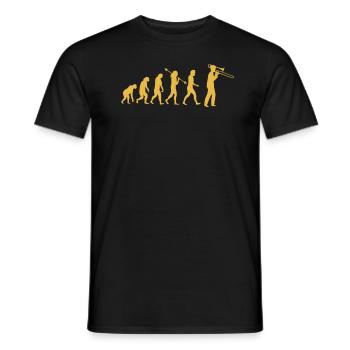 Trombone Joueur de trombone Tromboniste - T-shirt homme - noir - Devant - AI Model Male 178 light (178cm)