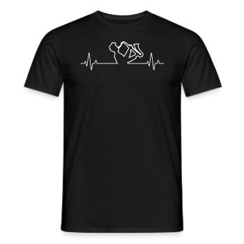 Saxophone Saxophoniste Saxophoniste - T-shirt homme - noir - Devant - AI Model Male 178 light (178cm)