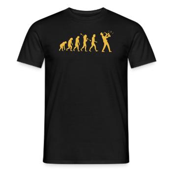 Saxophone Saxophoniste Saxophoniste - T-shirt homme - noir - Devant - AI Model Male 178 light (178cm)