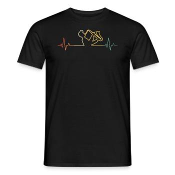 Saxophone Saxophoniste Saxophoniste - T-shirt homme - noir - Devant - AI Model Male 178 light (178cm)