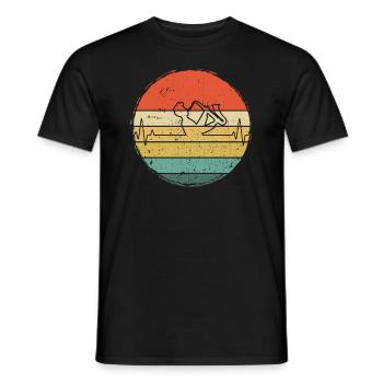 Saxophone Saxophoniste Saxophoniste - T-shirt homme - noir - Devant - AI Model Male 178 light (178cm)