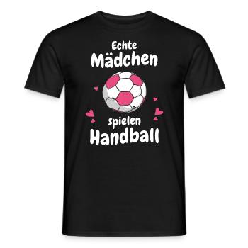 Handballer Handball Sport Handballspieler - Männer T-Shirt - Schwarz - Vorne - AI Model Male 178 light (178cm)