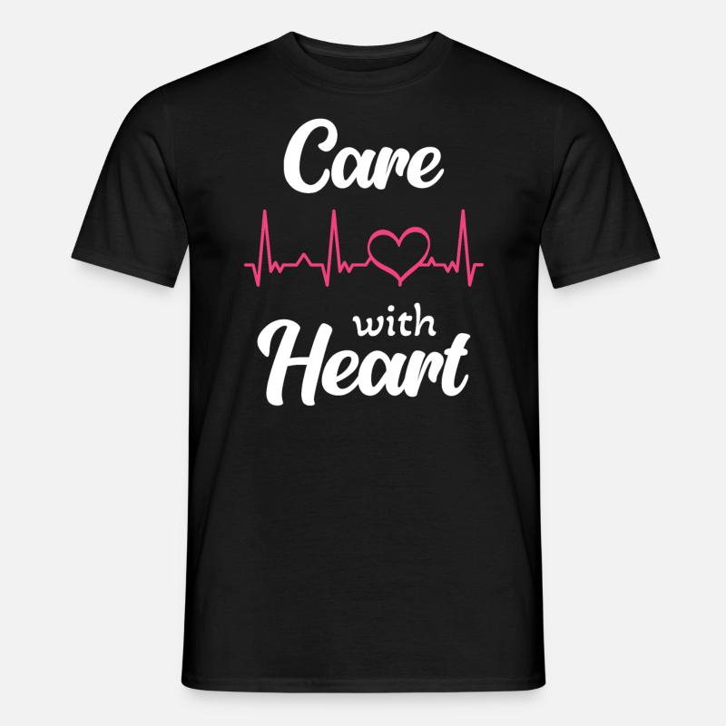 Krankenschwester - Männer T-Shirt - Schwarz