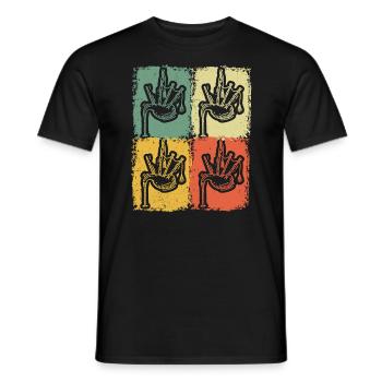 Cornemuse Cornemuse Cornemuse - T-shirt homme - noir - Devant - AI Model Male 178 light (178cm)
