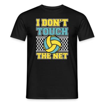 Volleyball Player Beach Volleyball Volleyball S - Men's T-Shirt - black - Front - AI Model Male 178 light (178cm)