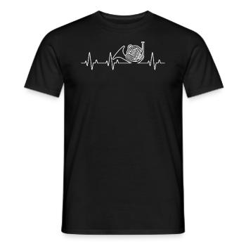 Français corniste Français corniste Français corniste - T-shirt homme - noir - Devant - AI Model Male 178 light (178cm)