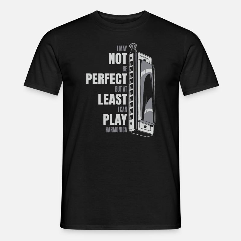 Harmonica Harmonica Instrument Music - Men's T-Shirt - black