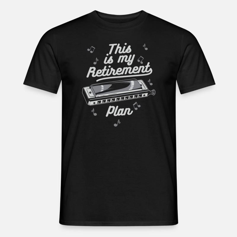 Harmonica Harmonica Instrument Music - Men’s T-shirt - black