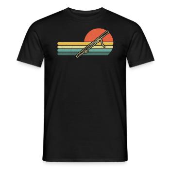 Bassoon Bassoon Bassoon Player Bassoonist - Men's T-Shirt - black - Front - AI Model Male 178 light (178cm)