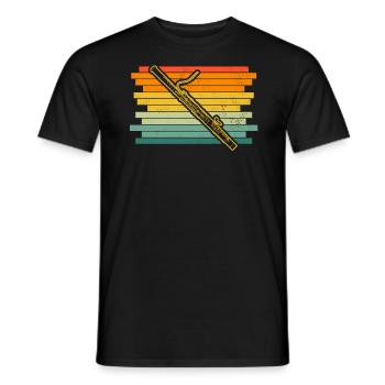 Bassoon Bassoon Bassoon Player Bassoonist - Men's T-Shirt - black - Front - AI Model Male 178 light (178cm)