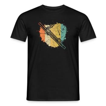 Bassoon Bassoon Bassoon Player Bassoonist - Men's T-Shirt - black - Front - AI Model Male 178 light (178cm)
