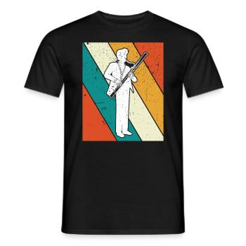 Bassoon Bassoon Bassoon Player Bassoonist - Men's T-Shirt - black - Front - AI Model Male 178 light (178cm)