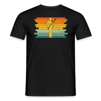 Bassoon Bassoon Bassoon Player Bassoonist - Men's T-Shirt - black - Front - AI Model Male 178 light (178cm)